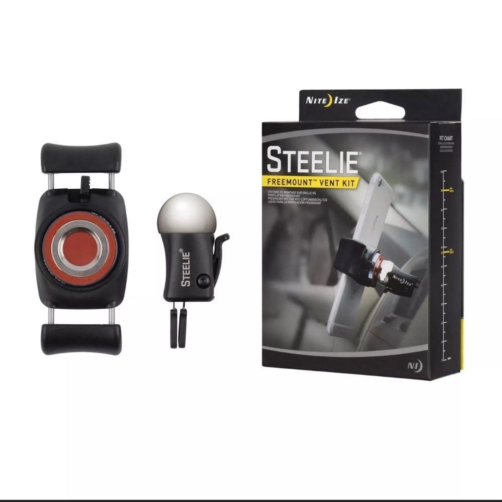 Nite Ize Steelie Freemount Vent Mount Kit Magnetic - Picture 2 of 13